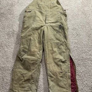 Carhartt bibs insulated